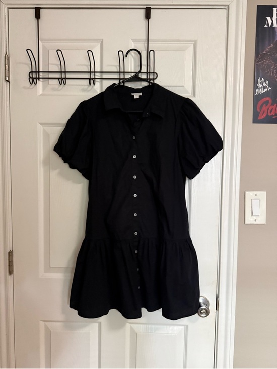 J. Crew Dresses & Skirts - J. Crew Black Button-Front Dress